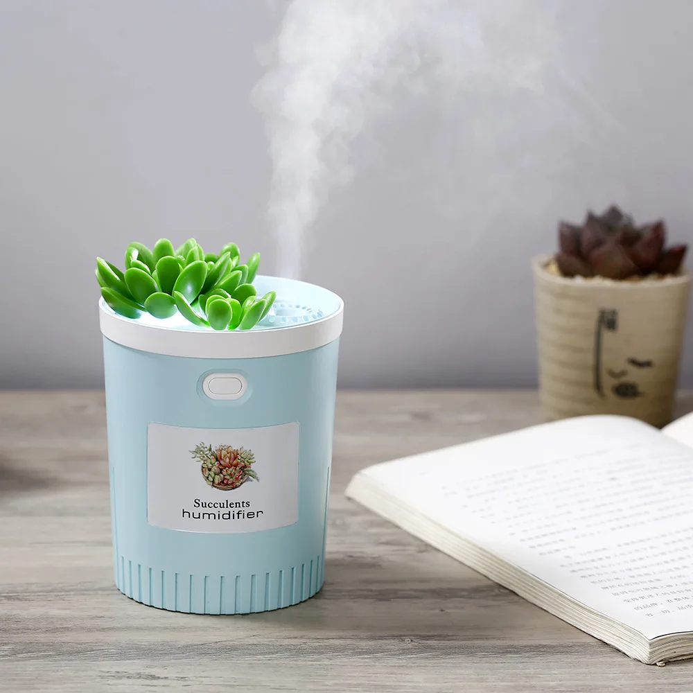 Newly products unique design air succulents humidifier for home decoration or office