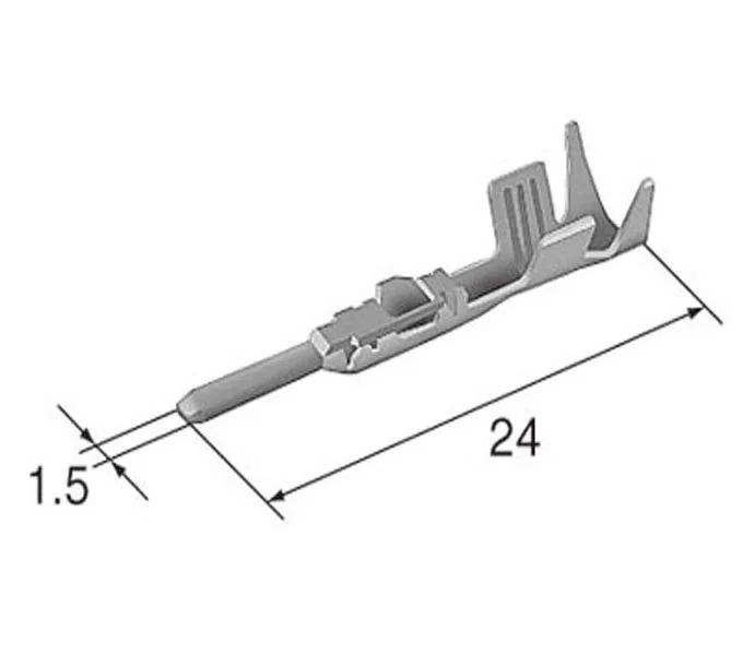 Оригинальный Автомобильный Штекерный обжимной терминал 060 Электрический кабельный терминал