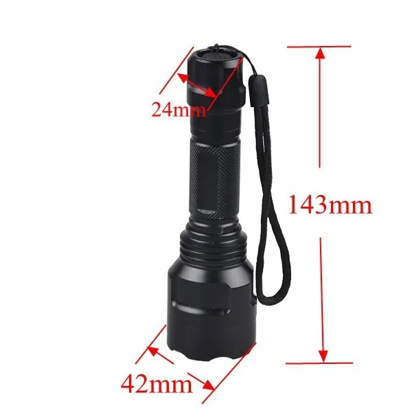 Tactical Flashlight Long Range Aluminum Best Tactical LED Flashlight