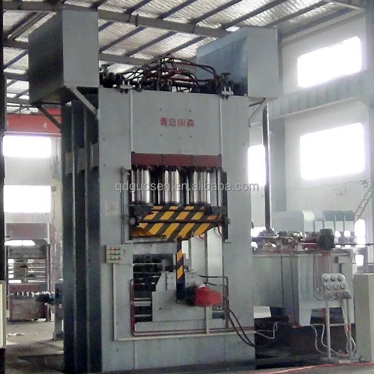 Re-combined Bamboo Timber (RCBT) hydraulic press (cool press)