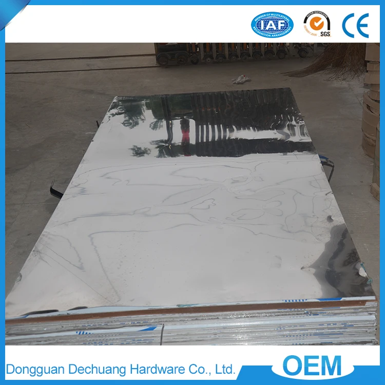 Dongguan manufacturer 2mm thickness customized surface 304 grade decorative plate 4x8 stainless steel sheet