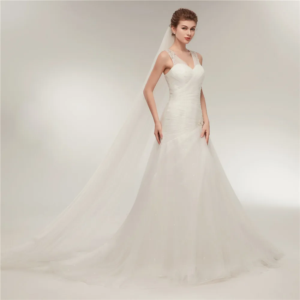 Свадебные платья с юбкой-годе 2019 Африканские свадебные платья дешевые свадебные платья Простые Свадебные платья кружевные свадебные платья L30632