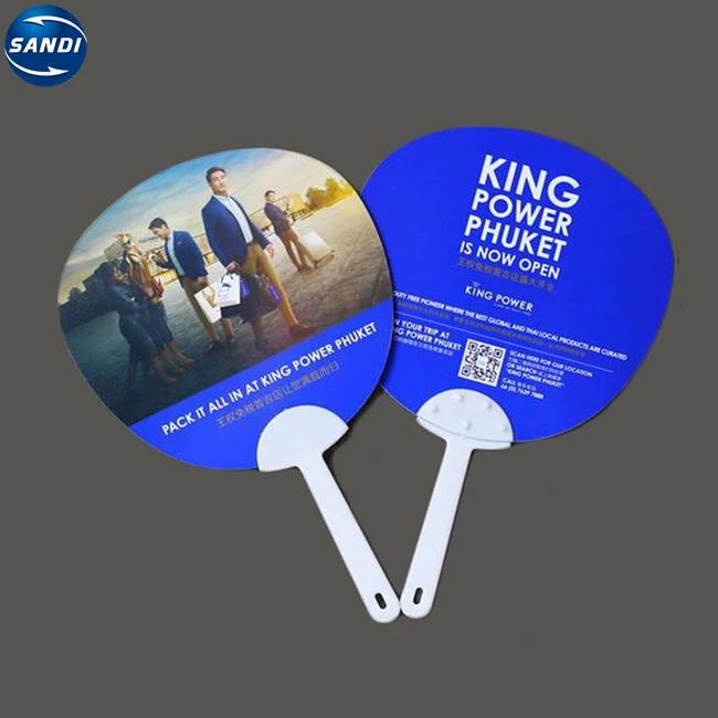 LOGO printed custom promotional hand fan