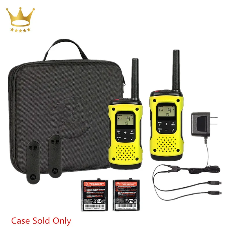 Black Hard Case Bag Fits Midland GXT1000VP4 Two-Way Radio