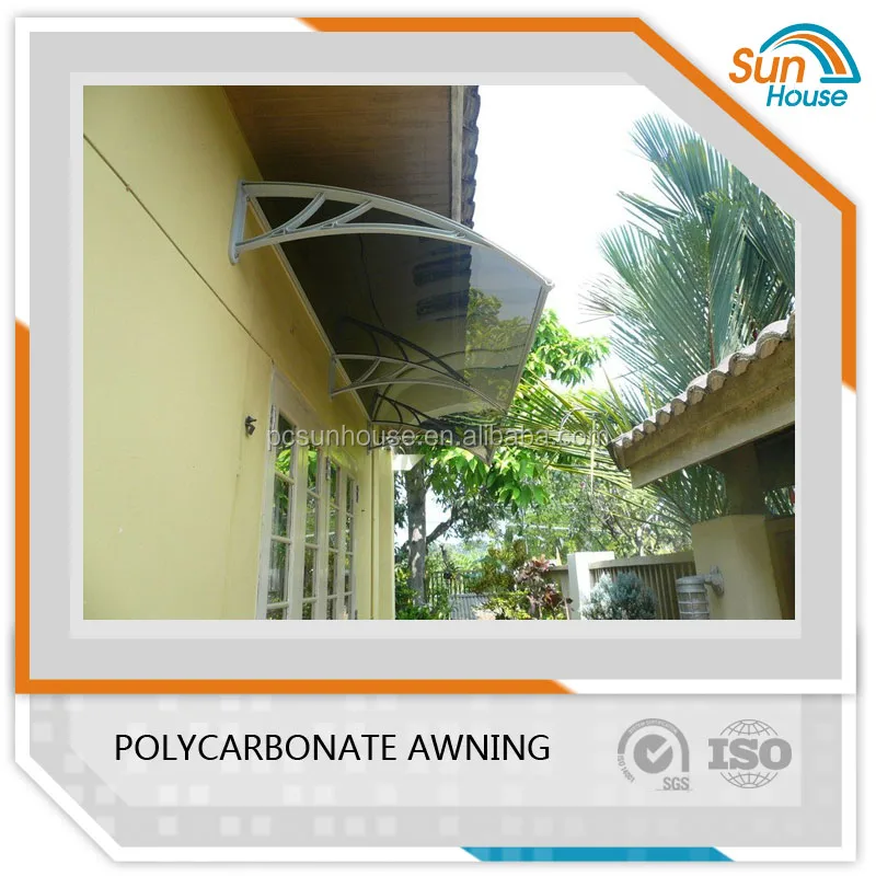 canopy roof Door canopy Polycarbonate awning 100kg support