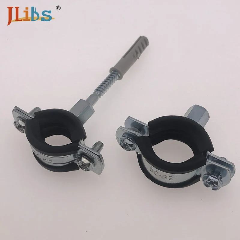 
Pipe Clamps Single M8+10 Pipe Clip Cast Iron 