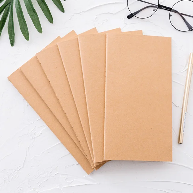 
Travel Kraft paper notepad daily plan book for creative work notebook 