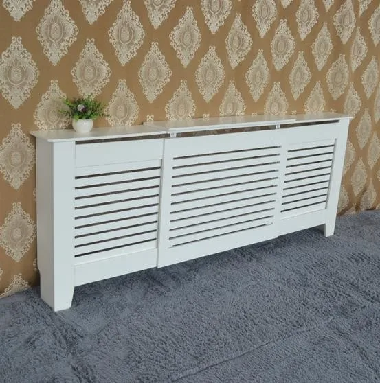 
Natural White Painted Radiator Covers Wall Cabinet Wooden MDF Traditional Modern UK 
