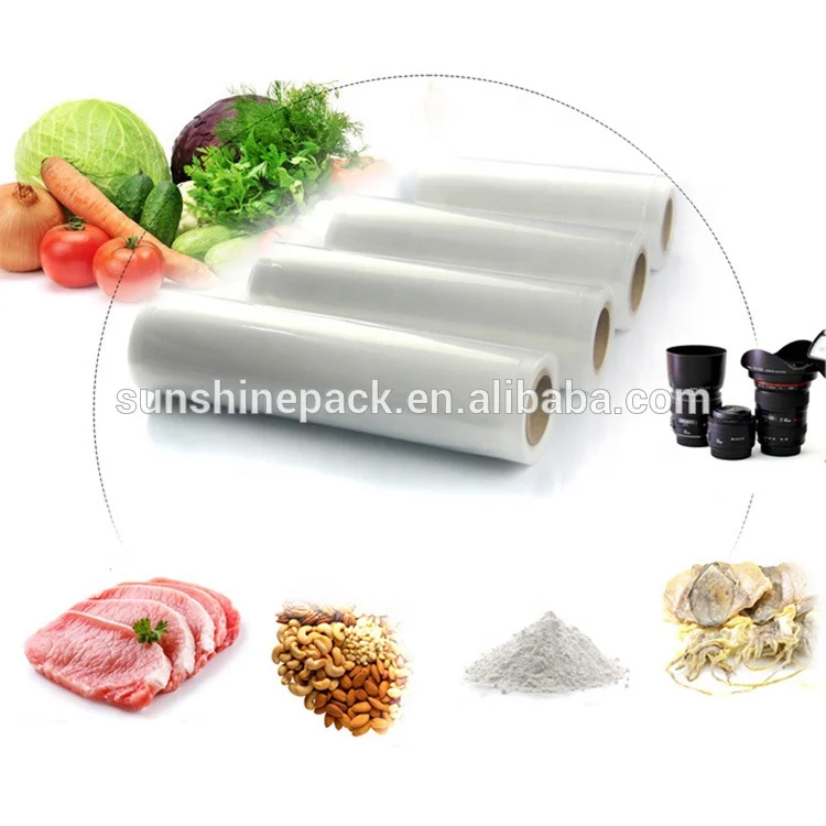 sous vide textured vacuum sealing plastic bag /vacumm sealer roll/embossing foodsaver rolls