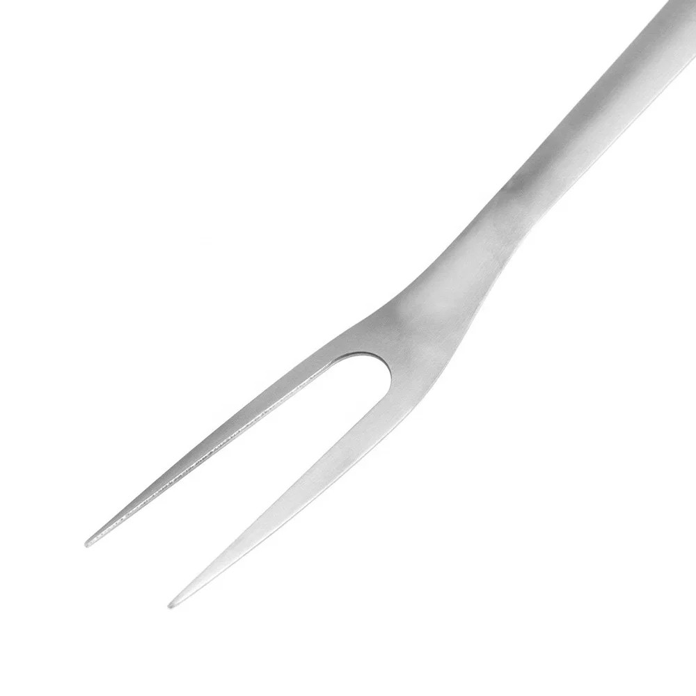 4PCS Heavy Duty BBQ Grilling Tools Set. Extra Thick Stainless Steel Spatula, Fork, Basting Brush & Tongs. Gift Box Package.