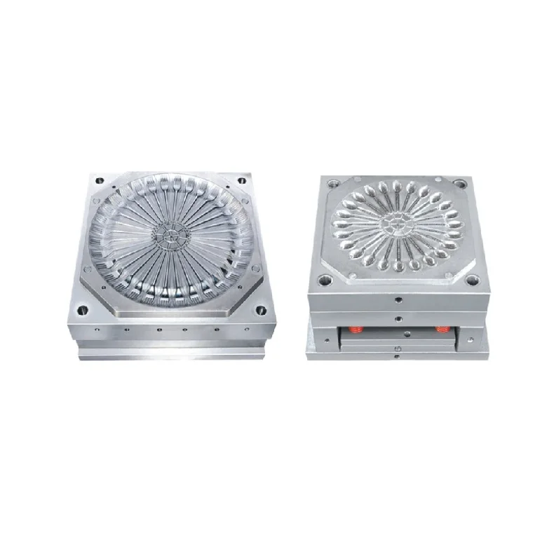 Custom Plastic Injection Mould for Thin Wall Rectangular Food Container Plastic thin wall disposable plastic spoon mould