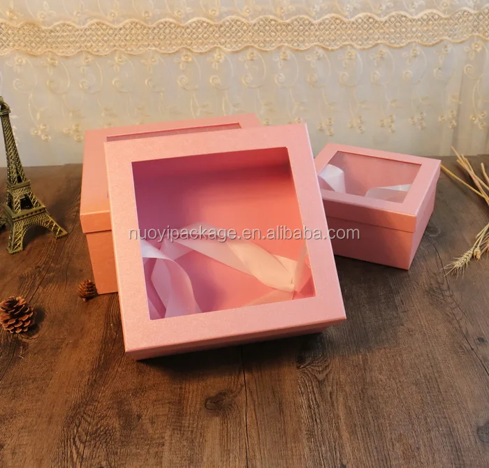 wholesale cheap decorative medium square gift packaging boxes for wedding wrist flowers