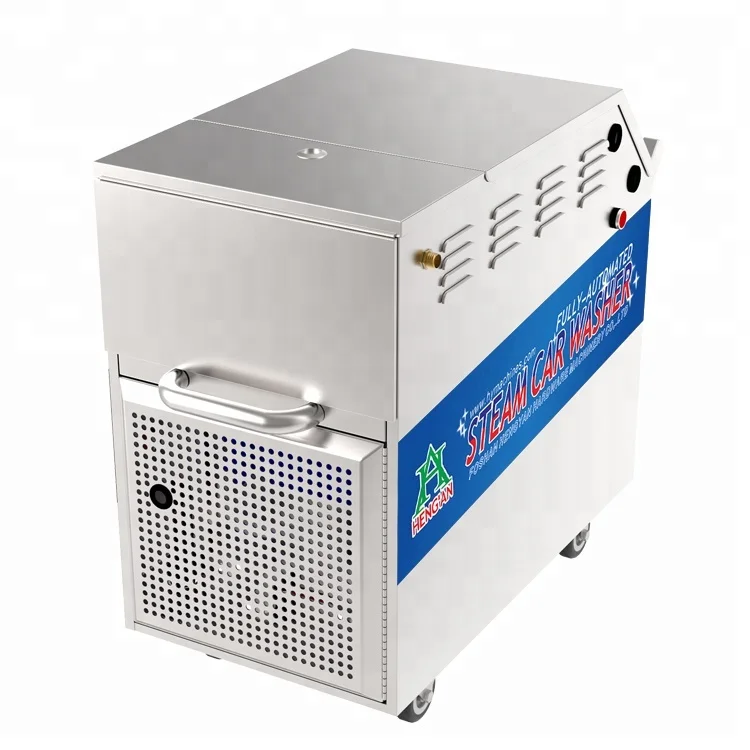 Steam Car Wash Machine HF1090 12KW Electric 2 Gun High Pressure Steam Carwash Vehicle Cleaner Car Washer