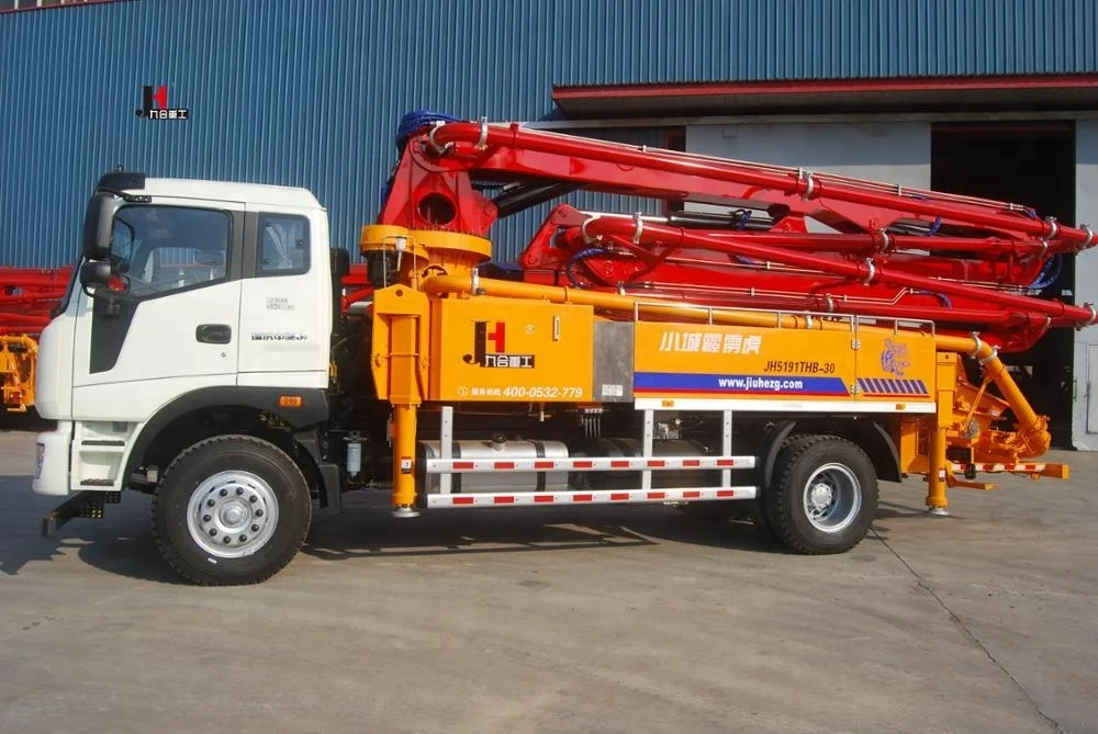 56M mobile wildely used  concrete boom pump truck for hot sale