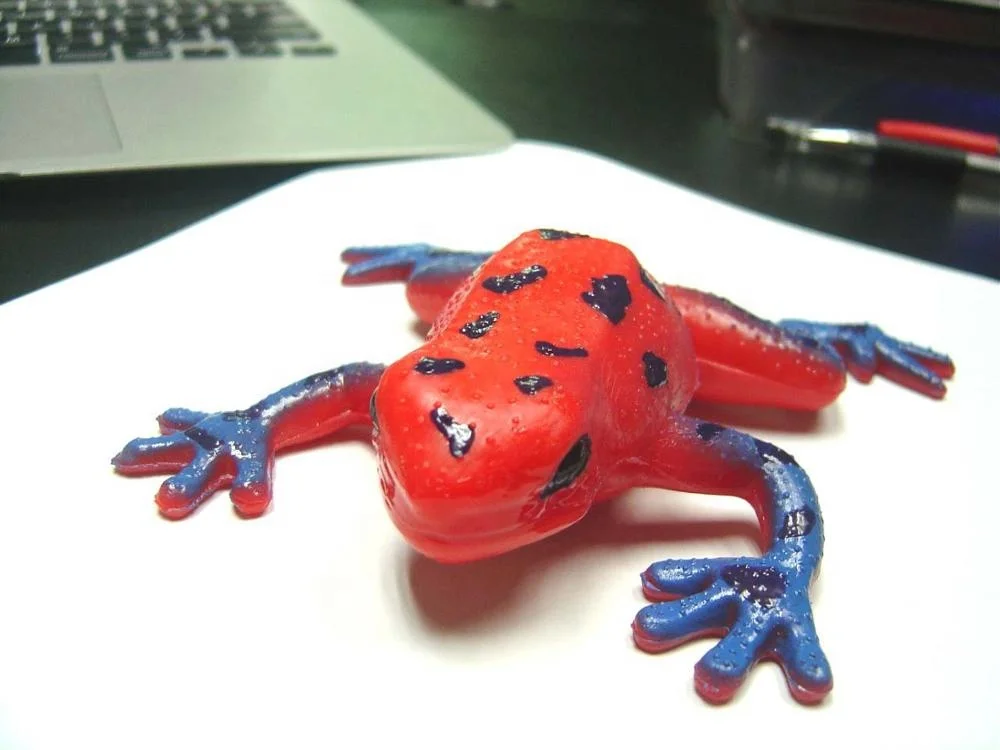 shenzhen toys plastic soft rubber frog toys