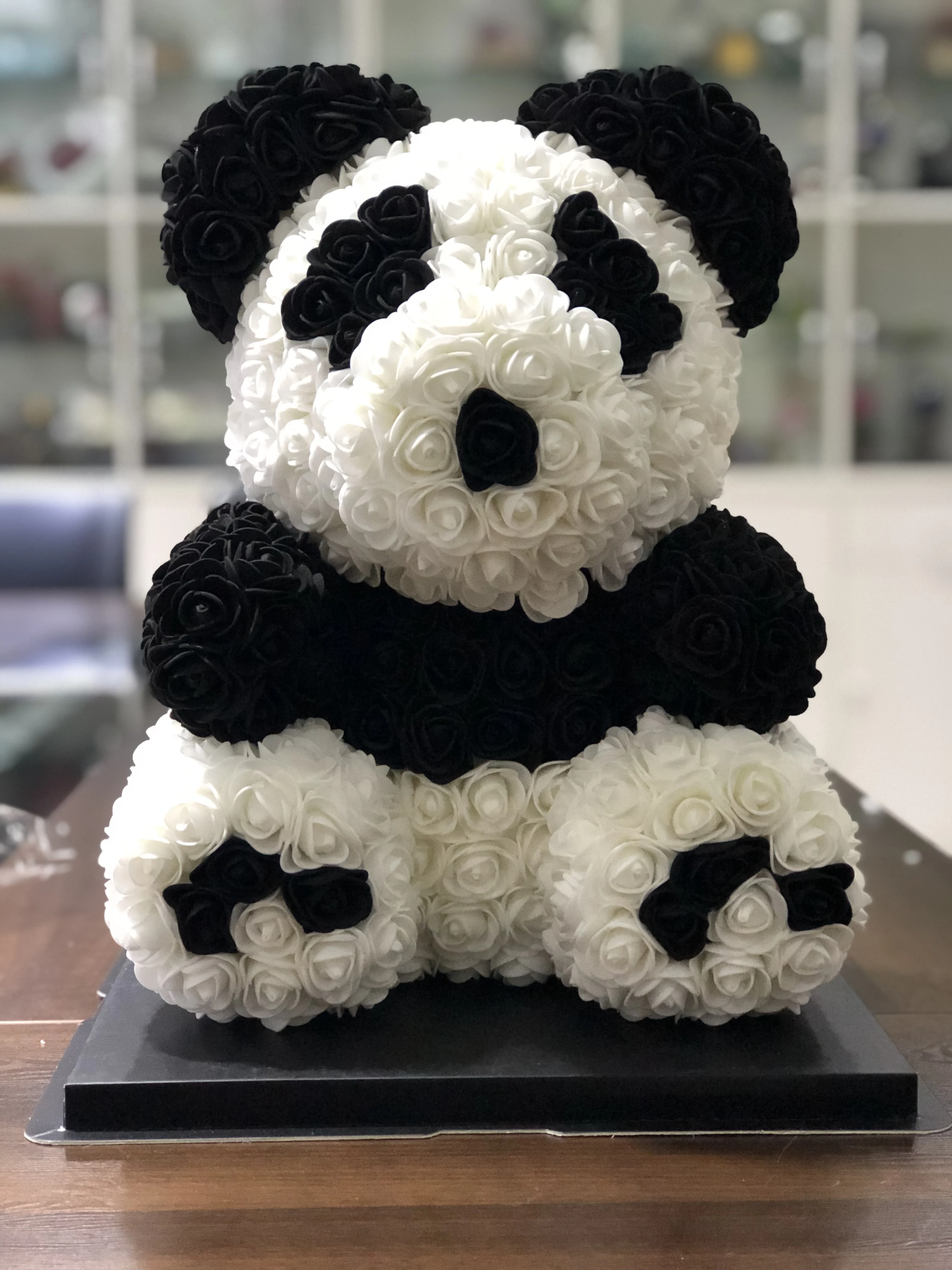 
The Cutest Animal In The World Panda Valentines Day Gift Artificial Flower Rose Panda 