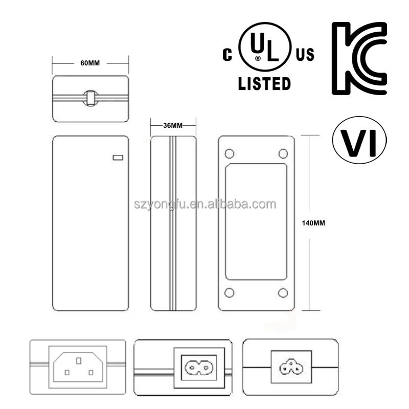 BSG-100W1208000 12v8a ac dc адаптер источник питания с UL CUL KC CE EAC SASO SAA PSE GS TUV