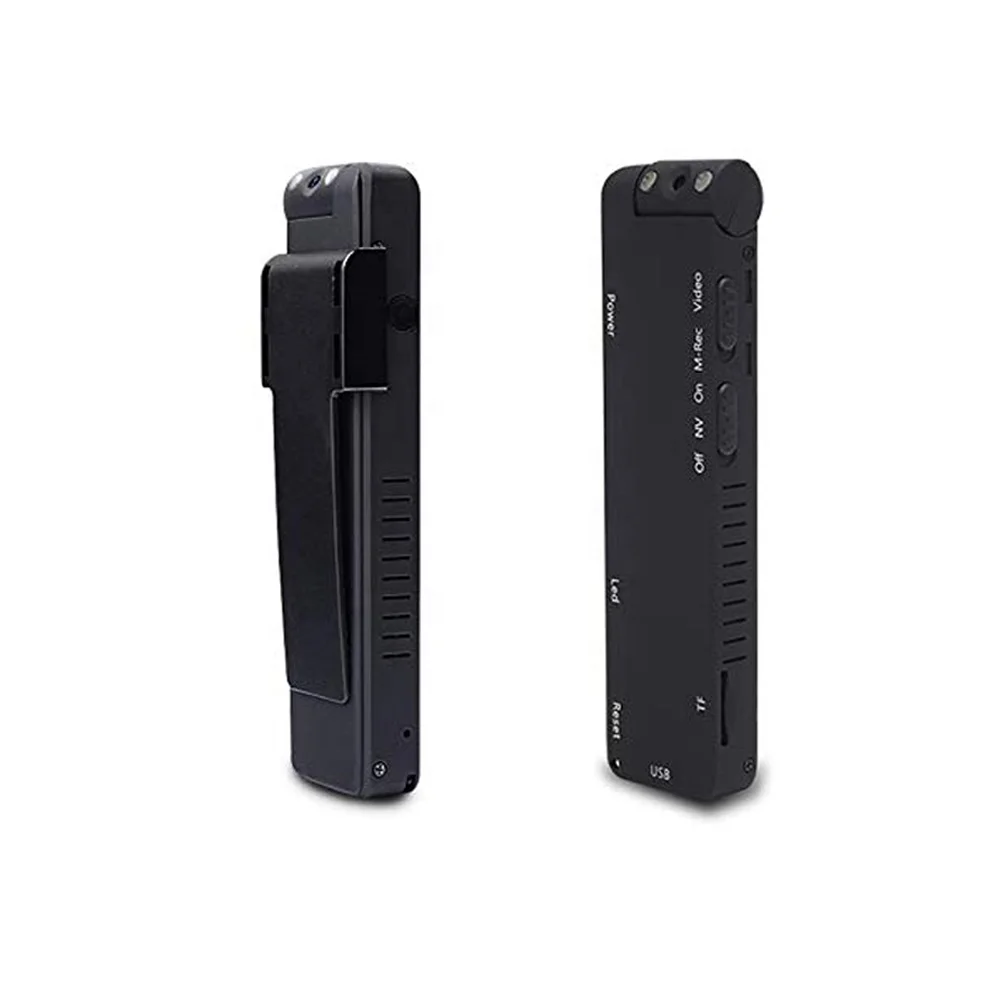 HD 1080P Mini Camera Espionage Video Recorder with Back Clip