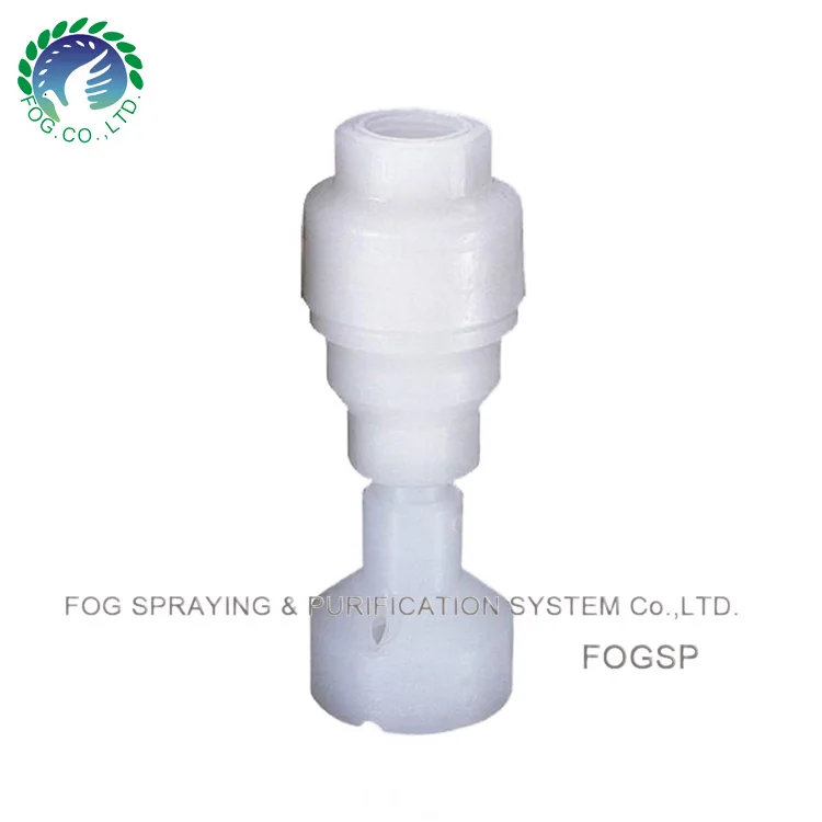 Carbon-filled PTFE Plastic Fluid Driven Tank Cleaning Nozzles