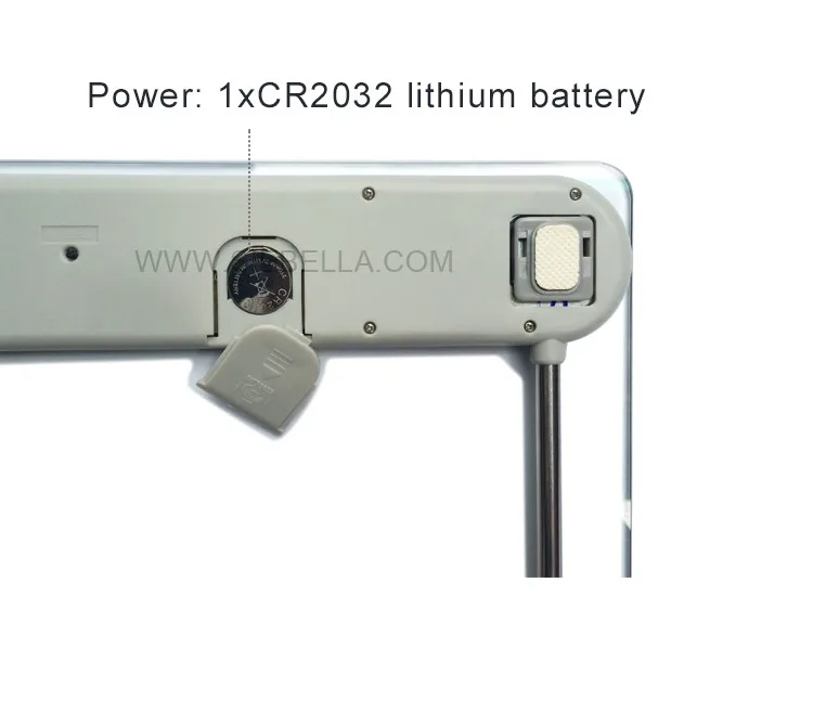 Glass platform digital body scale