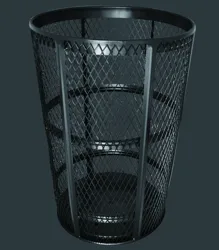 Outdoor High Quality Wire Mesh Trash Can