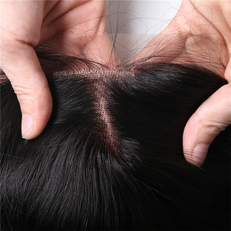 Factory Cheap Indian Virgin Cuticle Aligned Hair Closure Top Quality 4x4 Inches Wholesale Lace Closures