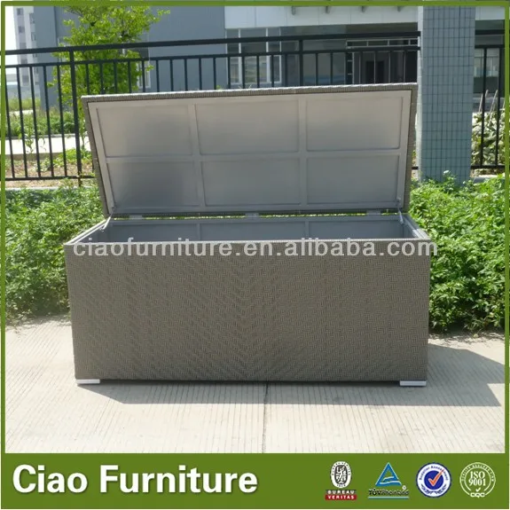 Waterproof Rattan Storage Cushion Box for Furnitures