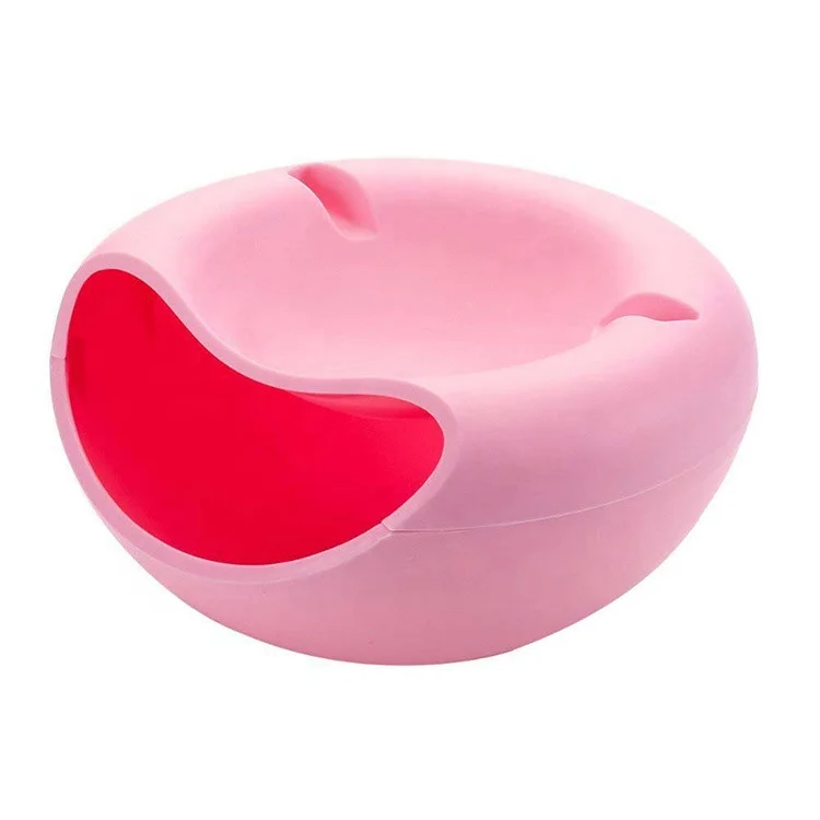 Multi-Function Fruit Bowl Stand Seeds Nuts Storage Container Organization Phone Holder for Pistachios Snacks Kitchen