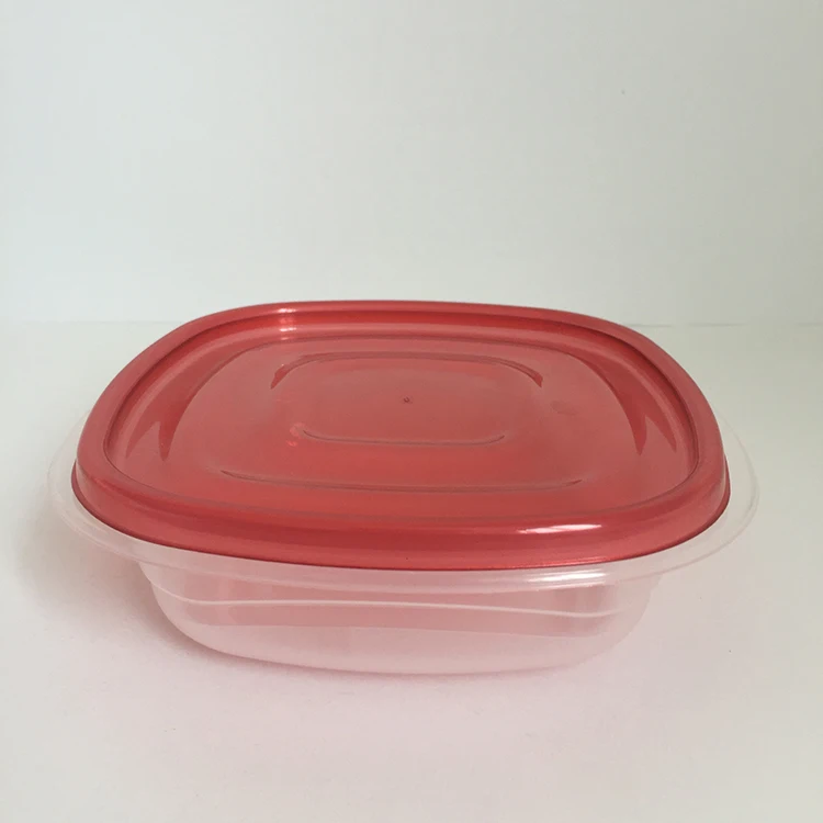 
China Factory Useful Round Shaped Plastic Food Container For Take Away 