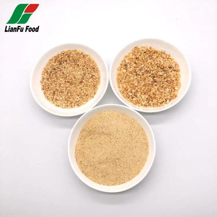 Factory made dehydrated garlic granules with different sizes G1 G2 G3 G4