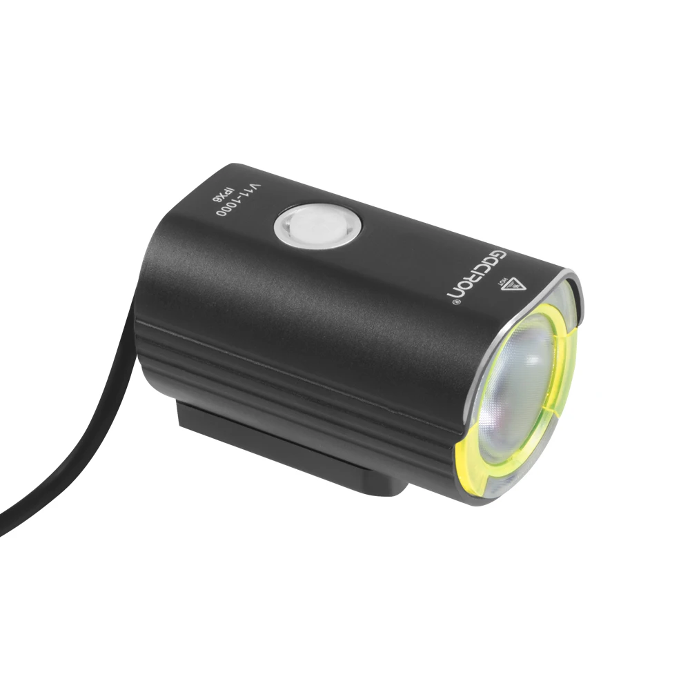 Gaciron High Quality Factory Price 6063 Aluminum Alloy V11 1000 Lumen Bright Battery Powered Led Front Bike Head Light
