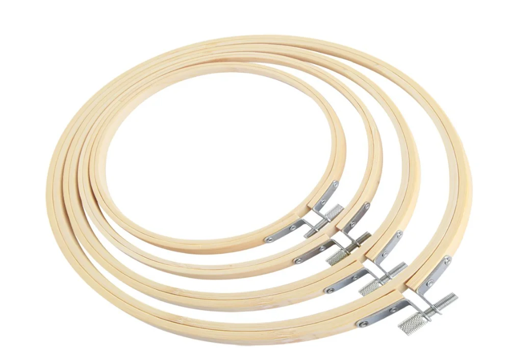 
Embroidery Starter Kit Bamboo Embroidery Hoops, Color Threads, 18-Inch 14 Count Classic Reserve Aida and Cross Stitch Tool Kit 