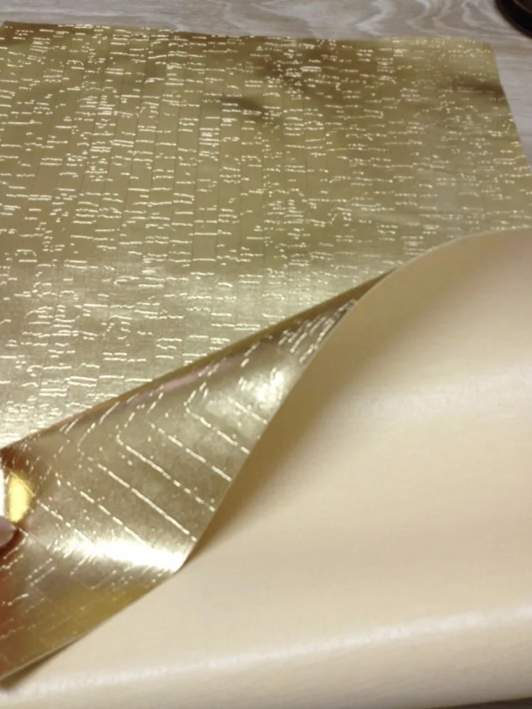 Metallic PVC Artificial Leather Stock lot For Decorative