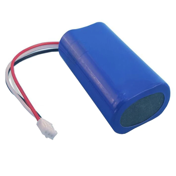 Rechargeable 18650 battery 7.4V 2200mAh li ion battery pack 2S1P