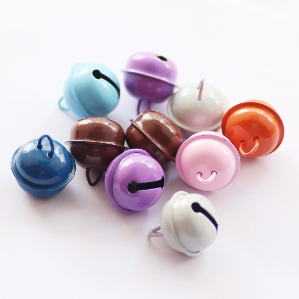 cat dog bell paint spraying variety of colors cast iron bell for pet collar