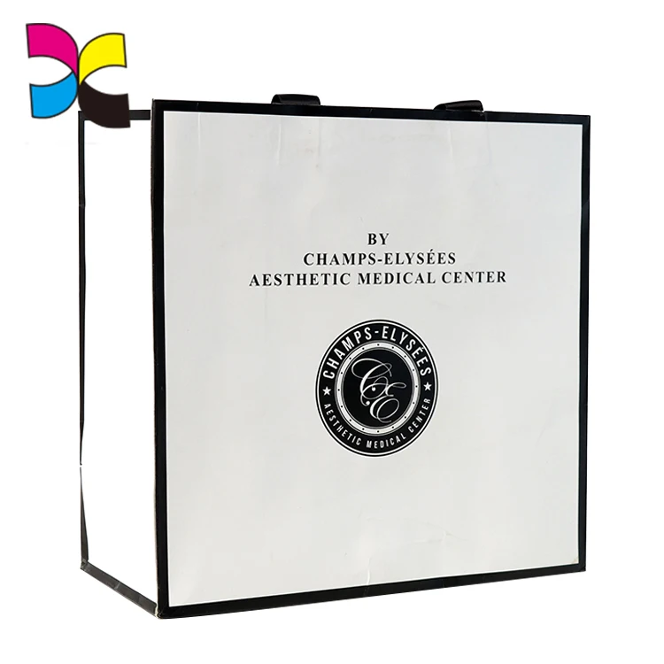 Переработанная полноцветная печать на заказ с витой ручкой, бумажный пакет для упаковки вина