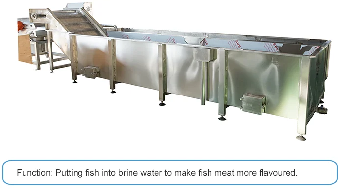The most popular and the cheapest fish cleaning machine in canned fish processing line