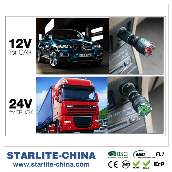 
STARLITE 300 lumens 3 modes Brightness rechargeable 3w cree q3/q5 led flashlight 