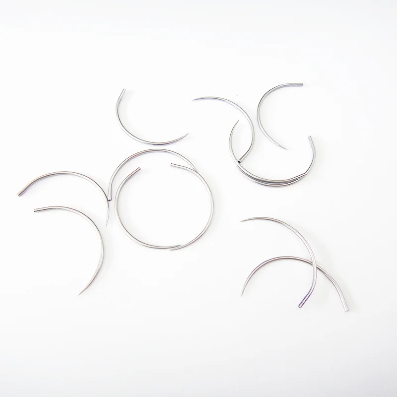 Высококачественная медицинская Стерильная хирургическая шовная игла из нержавеющей стали по низкой