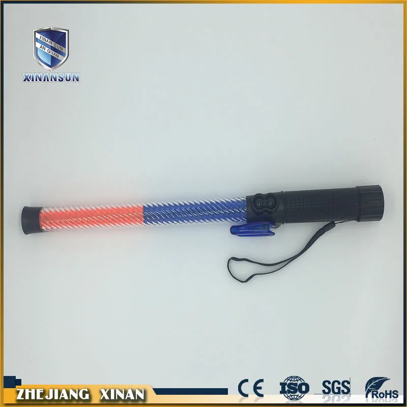 flashing rechargeable traffic wand light baton flash light stop light