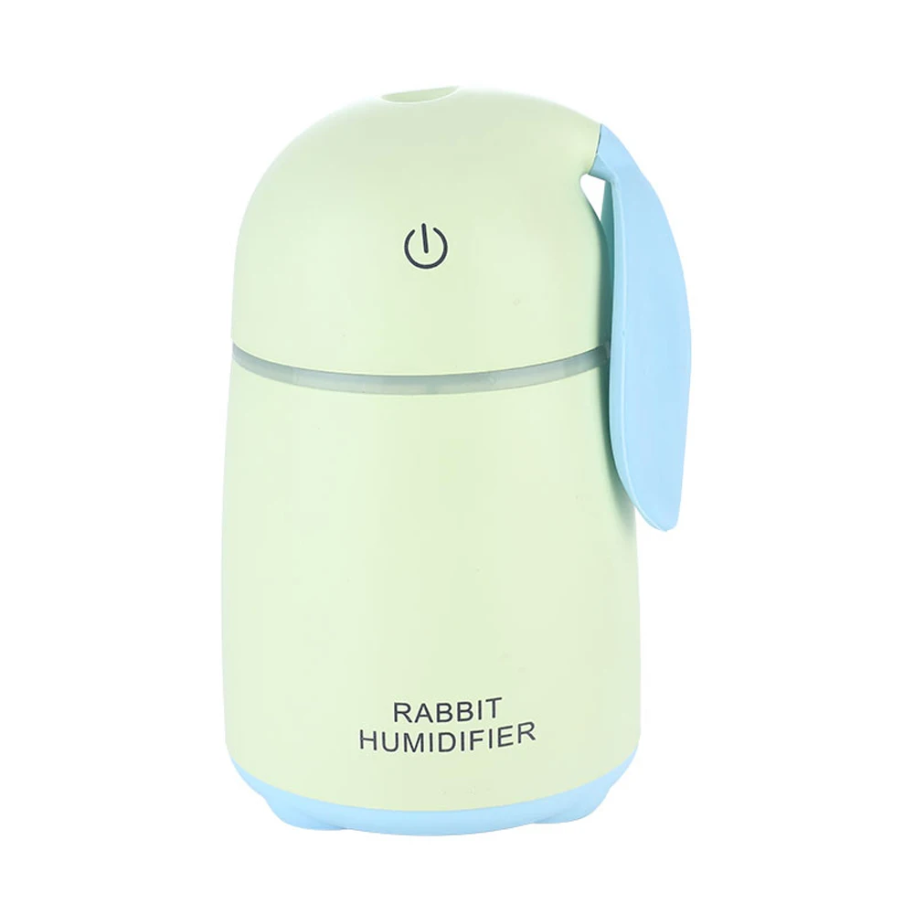 
Ultrasonic Air Humidifier for Baby Pregnant Cartoon Rabbit 170ML USB Essential Oil Diffuser LED Light Lamp Car Air Purifier 