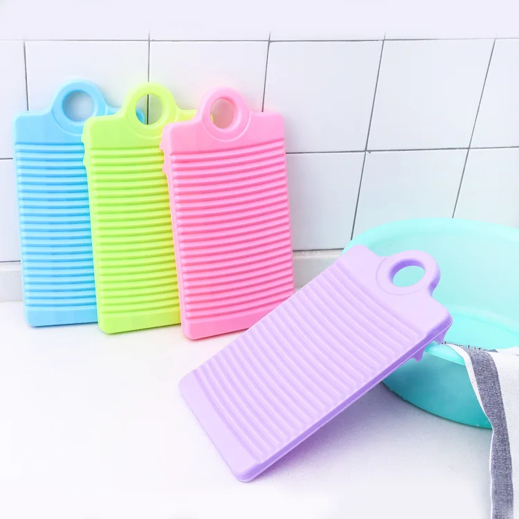 
Thickening Non-Slip Mini Small Size Hand Held Household Plastic Washboard 