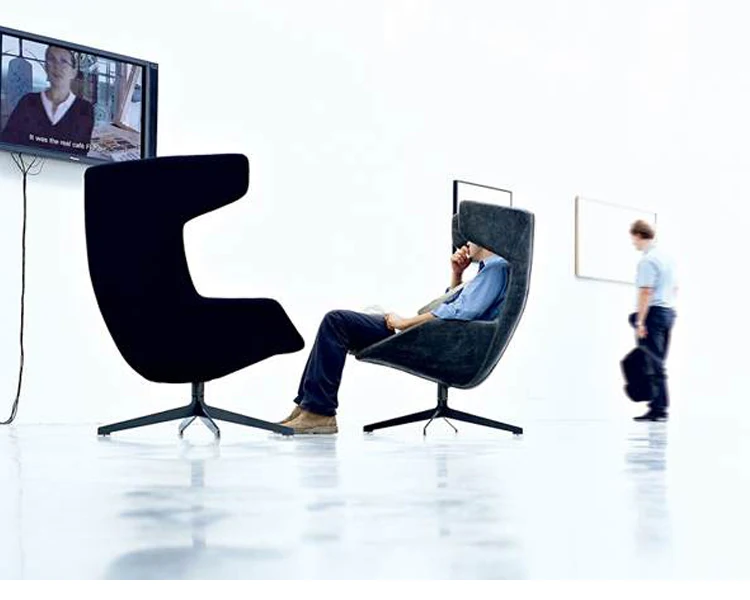 Good quality 200kg white boss executive office charles lounge chair sale ottoman modern