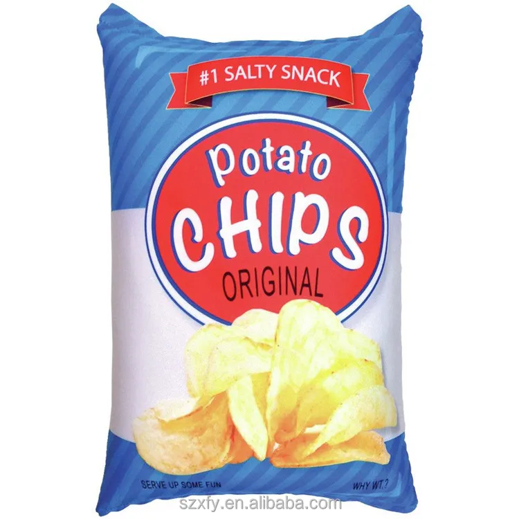 Wholesale Custom Logo Design Printing Plastic Potato Chips Bag