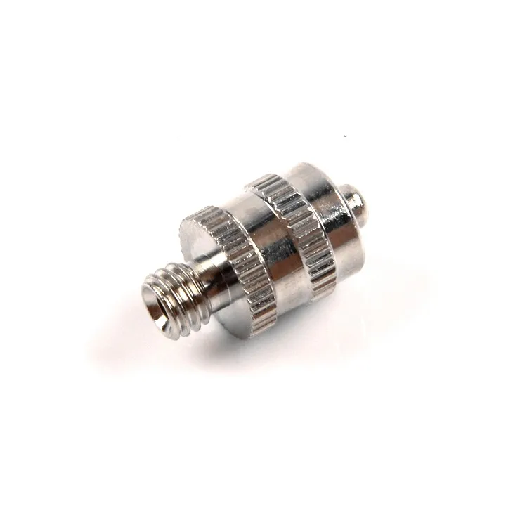 M5 M6 M8 nickel coated brass adapter veterinary instrument injection needle connector veterinary syringe luer lock