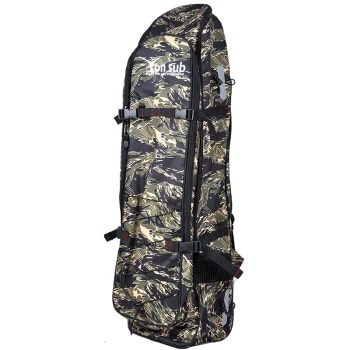 OEM camo long spearfishing bag free diving fins mask snorkel bag