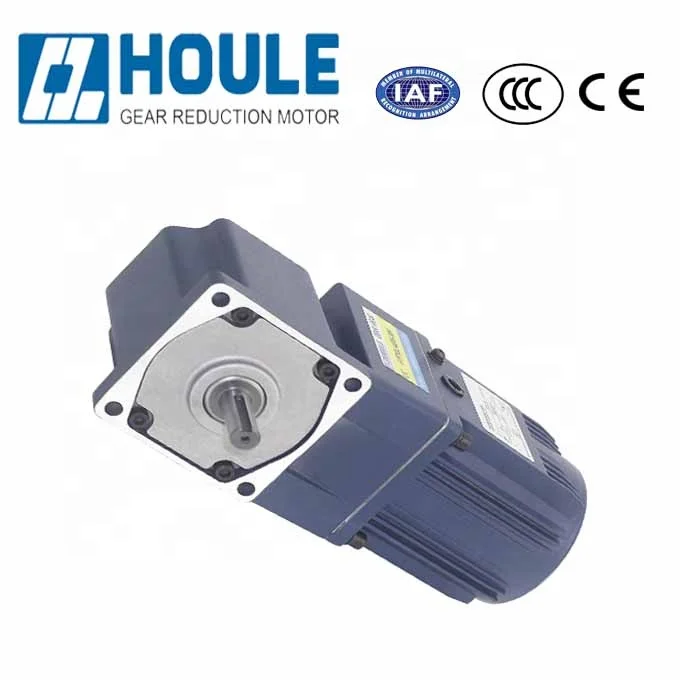 Houle AC/DC 25W ~400W  gear motor F1 type reducer low noise  variable speed motor with speed controller gear motor