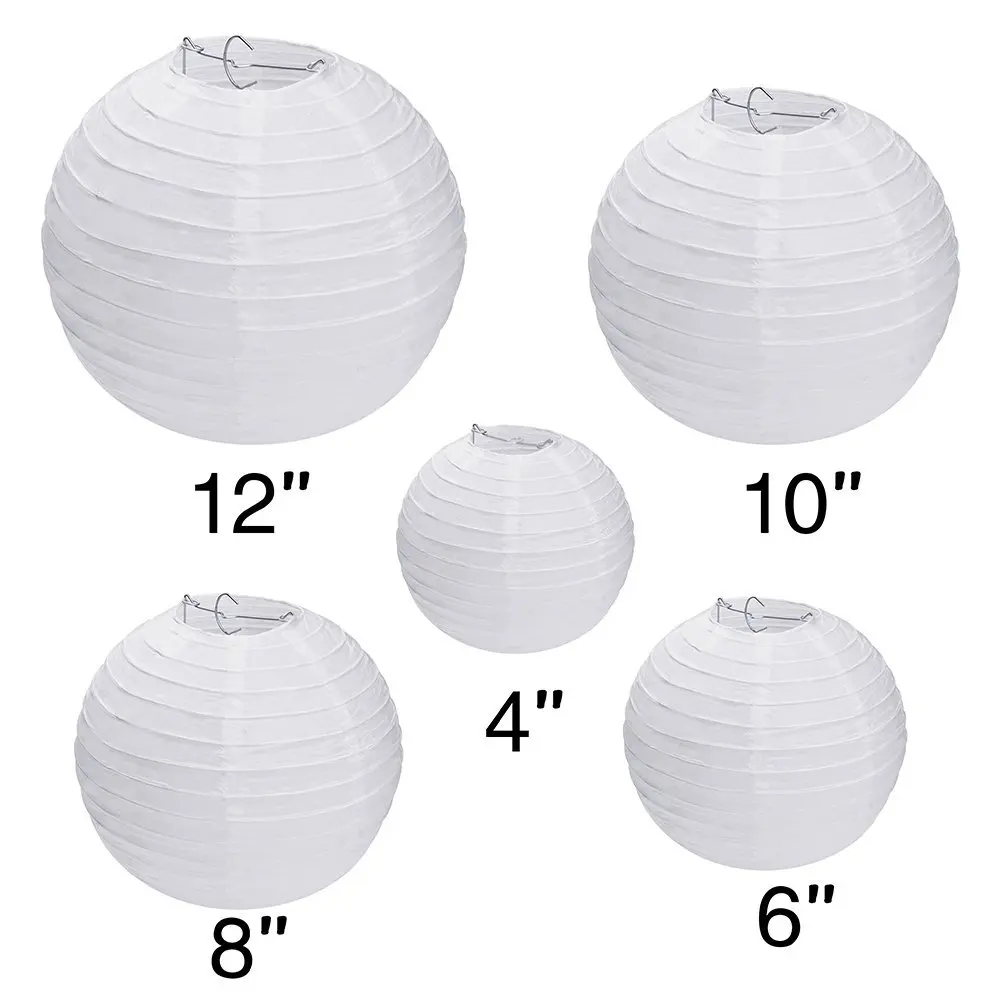 Different Size Chinese Round Paper Lantern Wedding Decoration,Festival Decoration