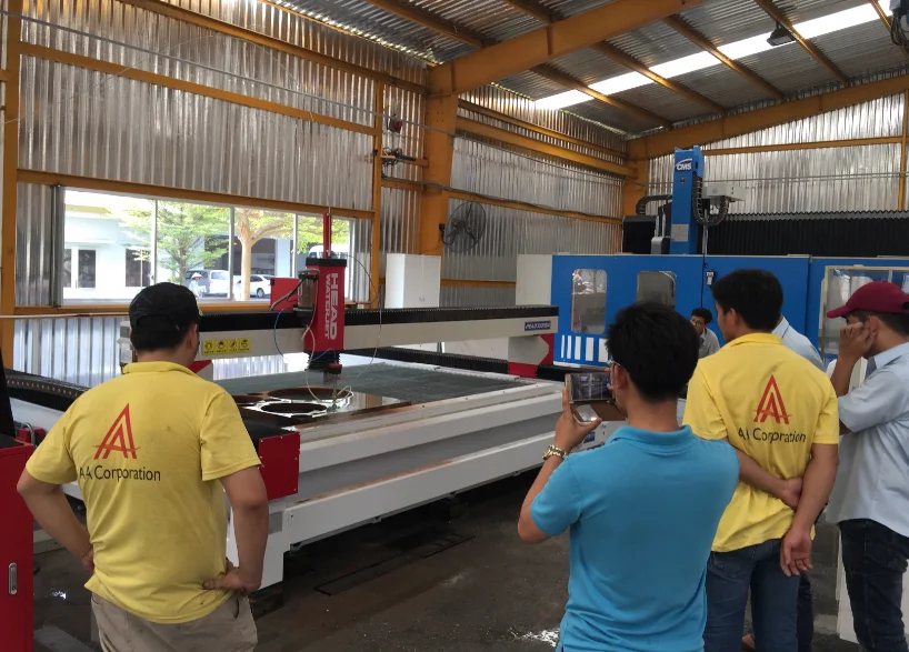 Станок для водоструйной Резки, водоструйное стекло