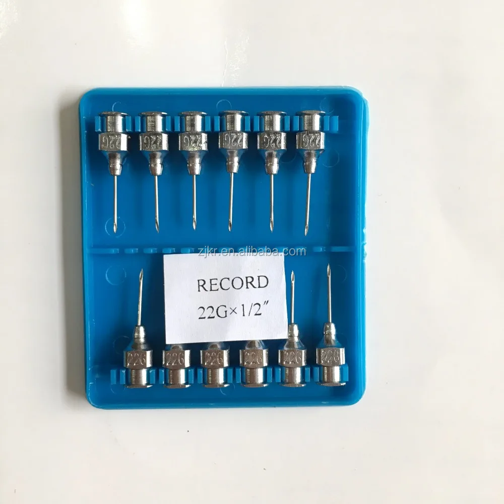 KD402 CETTIA factory outlet poultry and livestock reusable stainless steel injection needle for veterinary syringe